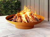 Grillz Fire Pit Iron Bowl 80cm Outdoor Patio Fireplace FPIT-YH-STEL-VINTAGE-80