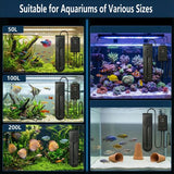 500W Submersible Aquarium Thermostat LCD Digital Display Aqua Fish Tank Water Heater V201-YGD0500BL8AU