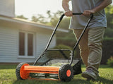 40cm Push Reel Lawn Mower 5-Blade Adjustable Height Grass Catcher 2-Wheel V952-SDTSGZGCJ16I1M9M1001V0
