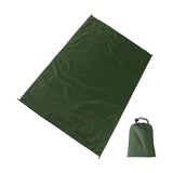 Camping Ground Sheet Waterproof Silver Coated Sunlight Resistant Quick Dry Outdoor Mat - Green V1308-DSZKI-1027-4