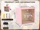 Lockable Wooden Tip Box, Secure Locked Side Door, Handy Compact Dimension, Steady Build, for V1369-AZ3-W-12085