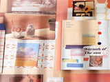 Scrapbook Kit Vintage Kit with Journaling,Scrapbooking Supplies Retro DIY Scrapbook Paper for Bullet V1366-AZ2-W-24108