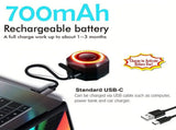 Bicycle Alarm, incl. Conspicuous Light Signals, Alarm System for Bicycles, 1 with Vibration V1189-LC-QP-00801