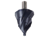 Step Drill Bit, 4.76 to 34.93 mm, 9.53 mm Triangular Shank, TiAlN Coating Cobalt High Speed Steel, V952-JTZT138INCHLOYO1B001V0