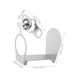 1Set Stainless Steel Foldable Coffee Filter Holder Space Saving for Countertop V1192-AZ-W-24817