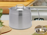 Grease Container Can No Drip for Filter Residue Household Oil Pot Filter Bottle Oil Strainer Pot V1366-AZ2-W-03285