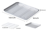 Baking Sheet With Cooling Rack, Half Sheet Pan With Wire Rack Set, Oven Baking Tray and Rack V1189-WXFWAL-20260319-01075