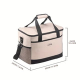 Portable Insulated Cooler Bag for Camping and Picnics, Durable Thermal Storage Tote, Blue V1188-MS-617-039