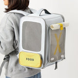 PETKIT Breezy X ZONE Pet Carrier - Grey Yellow V390-EAN13B3G