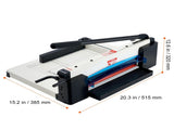 Heavy Duty Paper Cutter, 304.8 mm Industrial Commercial Guillotine Paper Cutter for A4 Paper, 400 V952-DXSDDTTSQZJH25AJWV0