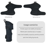 L Size Adjustable Dog Knee Brace set - Include front and hind legs Soft Neoprene Leg Support Sleeve V888-ELOSUNG56002