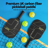 Everfit 2PCS Pickleball Paddles Set Outdoor Pickle Balls Rackets with Cover Bag Training PB-B-PADDLE-BKX2