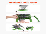 1.8 Gal/7L Fruit and Apple Crusher, Large Manual Grinder, Stainless Steel Fruit Scratter Pulper for V952-GJYZJLSBXG7LH0QABV0