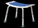 Levede Shower Chair Adjustable Seat Bathroom Stool Bath Aid Bench Assist Tool BATH1029-WH-AU