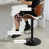 SERENIT European White Modern Bar Stools Swivel Bar Stool Chair Counter Height Barstool with 360 V255-SE-SP-1865-WHITE