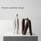 Decorative Bookends for Heavy Books, Statue Bookends for Shelves & Office Desks Brown V1237-ZY-203-5158
