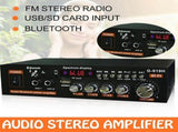 1000W G919H Home Power Amplifier HIFI Bluetooth 5.0 Audio Audio Amplificador Subwoofer Speakers USB V1192-AZ-W-23099