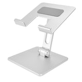 Tablet Stand Holder Aluminum Alloy Universal Desktop Adjustable Foldable Phone Tablet Bracket Silver V1294-YM0714-3116210062711