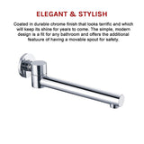 240mm Brass Bath Safety Spout Swivel V63-823331