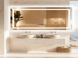 Fin 1200Mm Jumbo Bluetooth Led Bathroom Mirror Music Anti-Fog Vanity Mirror V767-XM183-B126-AU