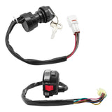 M MATI Start Stop Headlight Switch & Ignition Key Switch for Yamaha Warrior Grizzly Big Bear V1189-LWWAL-20260327-03956