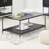 ALCONA Coffee Table In Matte Black V369-AC8001