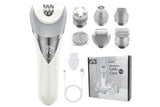 7 in 1 Epilator Hair Removal for Women Face Massage and Body Exfoliator V1263-JX-6615