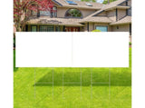 4Pcs Blank Yard Signs with H Stakes - 4pcs V1263-JX-918