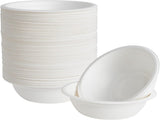600pcs Disposable Sugarcane Bagasse Round Bowls - 18cm - Bulk V563-BA1811-30-20PK