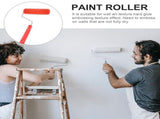 7.5 Inch Red Rubber Drywall Texture Roller - , Wear-Resistant Painting Tool for Home Wall Decoration V1369-AZ3-W-16644