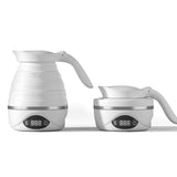 Foldable Electric Kettle with Handle 700ml Silicone Electric Kettle Touch Control Travel Kettle with V1192-AZ-W-11019