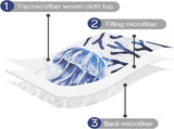 Blue Nautical Coastal Luxe Bedspread Coverlet 3 Piece Set V745-AC081398Q13U