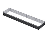 Green Fingers 2-in-1 Raised Garden Bed Kit Ergonomic 45cm Professional Depth 320cm Large Metal GARDEN-AG-45-16-FC2