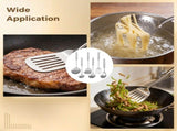 6PCS Stainless Steel Cooking Utensils Set, Metal Kitchen Tools, Soup Ladle, Slotted Spatula, V1192-AZ-W-18305