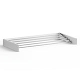Artiss Clothes Rack Wall Mounted Airer Foldable White HANGER-B-07-RAIL-WH