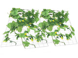 Cucumber Trellis for Climbing Plants, 35" x 55" Foldable Cucumber Trellis Set with Plant Clips, V952-HGPJTXCZAXJ3JGFLUV0