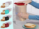 Bread Box with Airtight Lid, Storage Container, Loaf Storage Dispenser, Plastic Sandwich V1189-LWWAL-20260325-00680