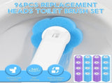 96Pcs Toilet Bowl Wand Refills Practical and Convenient No Smell for Household Cleaning V1366-AZ2-W-14827