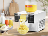 Commercial Snowflake Ice 375LBS/24H Snowflake Ice Maker, Stainless Steel Ice Shaver V952-FLXNBJFLLEDPXZ9CHV3