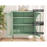 Artiss Buffet Sideboard Metal Cabinet - ELSA Green AI-SIDE-M-01-GN