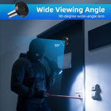 Digital Door Viewer Front Door Peephole Camera 2.8-inch Color Display Screen Monitor 90 Degree Wide V1294-YM0901-HS7014