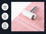 White Cotton Towel Set - Quick Dry, Extra Thick & Absorbent, Perfect for Bath & V888-ELOSUNG17426