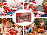 1008 Pieces Advent Calendar Jigsaw Puzzle with 24 Numbered Boxes, Christmas Village Design for V1189-LC-SD-00052