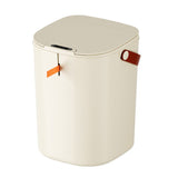 20L Sensor Trash Can with Handle ABS Automatic Induction Touchless Garbage Can for Bathroom Cream V1294-YM0710-3117230288012