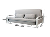 2 In 1 Sofa Bed Beneath Foldable Carbon Hidden Storage Sofa - 108cm V1316-LC-001