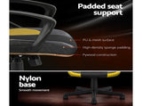 Artiss Gaming Office Chair Computer Executive Racing Chairs High Back Yellow OCHAIR-H-GAME-YE