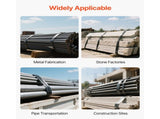 Steel Strapping Coil, 19 mm x 0.55 mm x 91 m, Metal Strapping Banding Roll Withstands Harsh V952-BZKZDGD34INCA7655001V0
