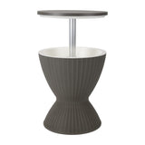 Taupe Ice Bucket Table V264-OTF-537PP-LGR-NA-1