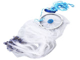 Bait Net American Style Aluminum Ring Monofilament Manual Lightweight Throw Cast Net for Sea Pool V1294-YM0523-3111210383111