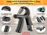 2 Pack Adjustable Hand Grip Strengthener for Hand Grip Strength and Wrist Rehabilitation V178-65579